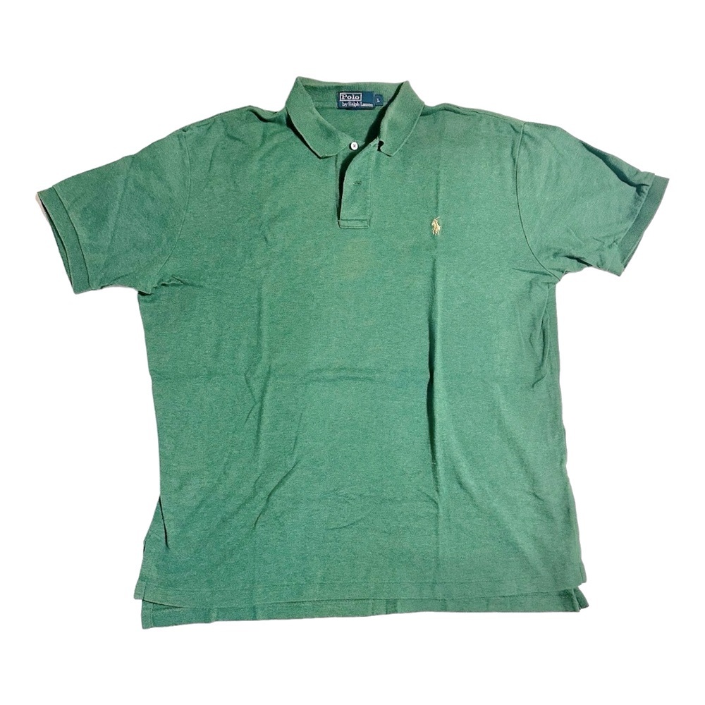 Green Men’s Polo Sz L Polo by Ralph Lauren